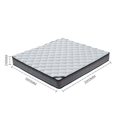 Prime-Plus 24cm Hipoallergén táskarugós ortopéd Matrac,steppelt huzattal,H3 keménység | Sincere