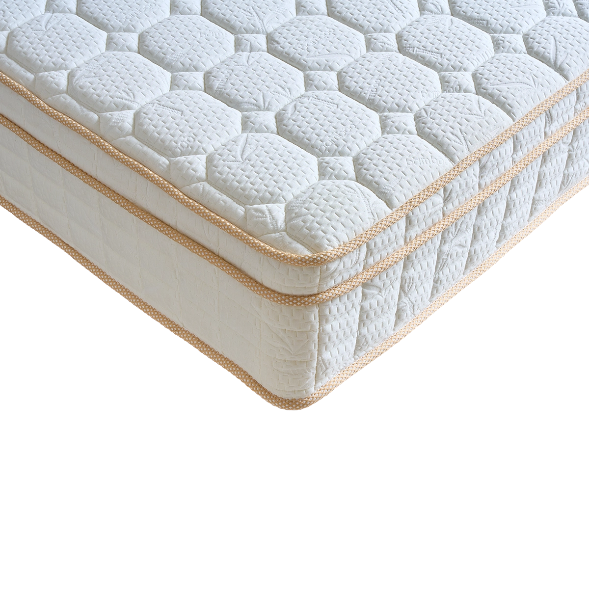 [Új modell] SELENE BAMBOO 24 cm kétoldalas táskarugós matrac bambuszszén réteggel és bambusz huzattal – akár 130 kg-ig | H2.5-H3 | Sincere