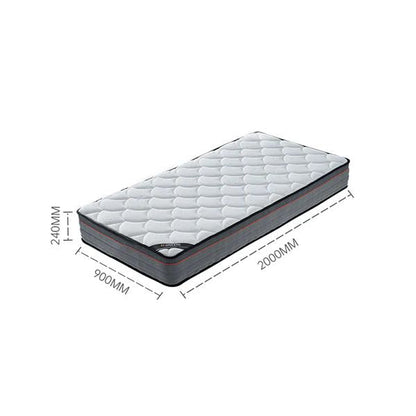 Prime-Plus 24cm Hipoallergén táskarugós ortopéd Matrac,steppelt huzattal,H3 keménység | Sincere