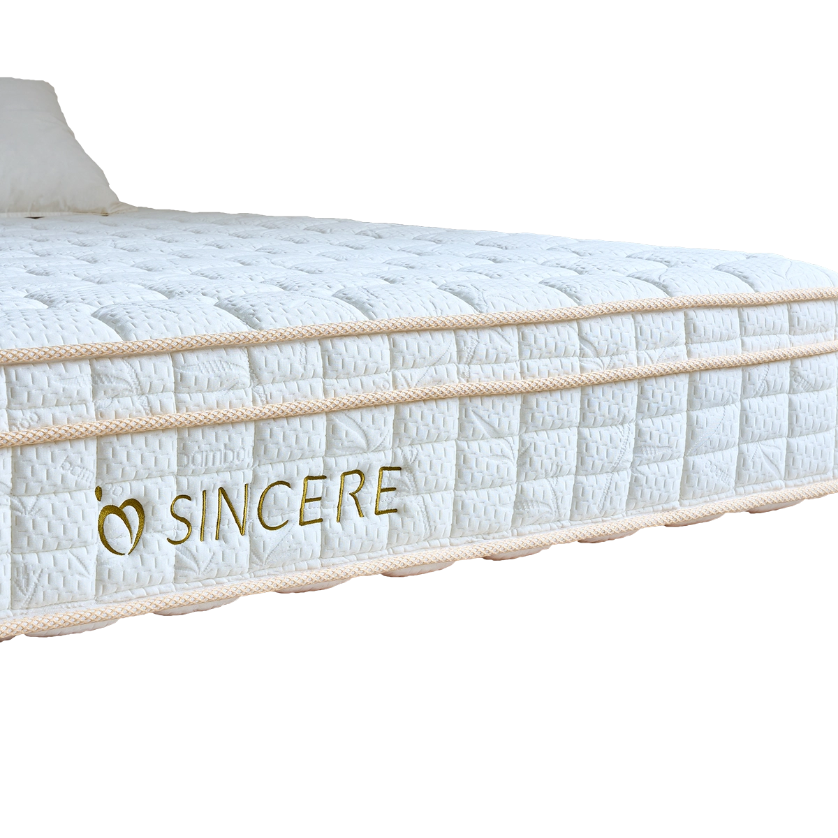 [Új modell] SELENE BAMBOO 24 cm kétoldalas táskarugós matrac bambuszszén réteggel és bambusz huzattal – akár 130 kg-ig | H2.5-H3 | Sincere