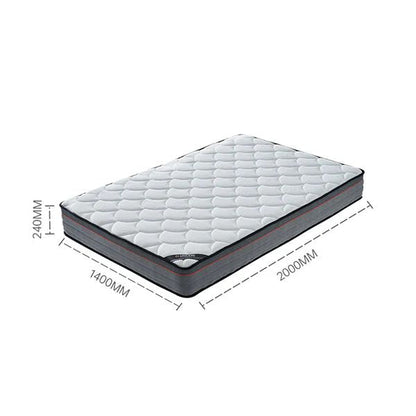 Prime-Plus 24cm Hipoallergén táskarugós ortopéd Matrac,steppelt huzattal,H3 keménység | Sincere