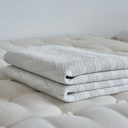[Új modell] Ice Silk prémium nyári hűsítő matracvédő jégselyem felülettel, mosható kivitelben, gumipántos rögzítéssel, 2 db párnahuzattal, egyszemélyes és kétszemélyes méretben | Sincere