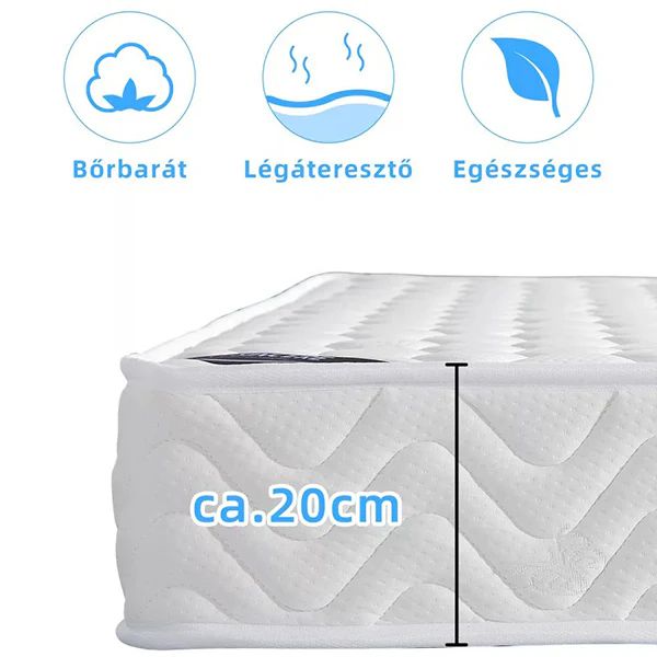 Come-Fore 20cm Kétoldalú ortopéd táskarugós matrac ,H3 keménység | Sincere